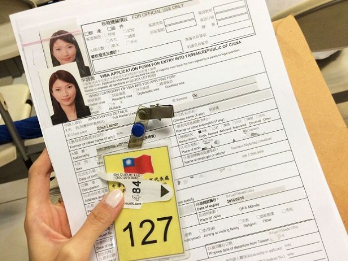  thủ tục xin visa Đài Loan 