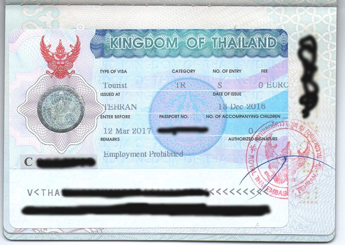 visa du lịch Thái Lan