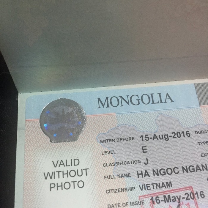 visa du lịch Mông Cổ