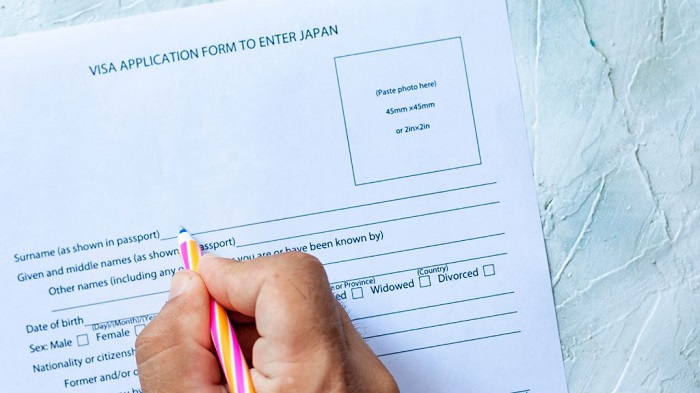 Đơn xin visa Nhật Bản phải điền đầy đủ và chính xác - Ảnh: Internet
